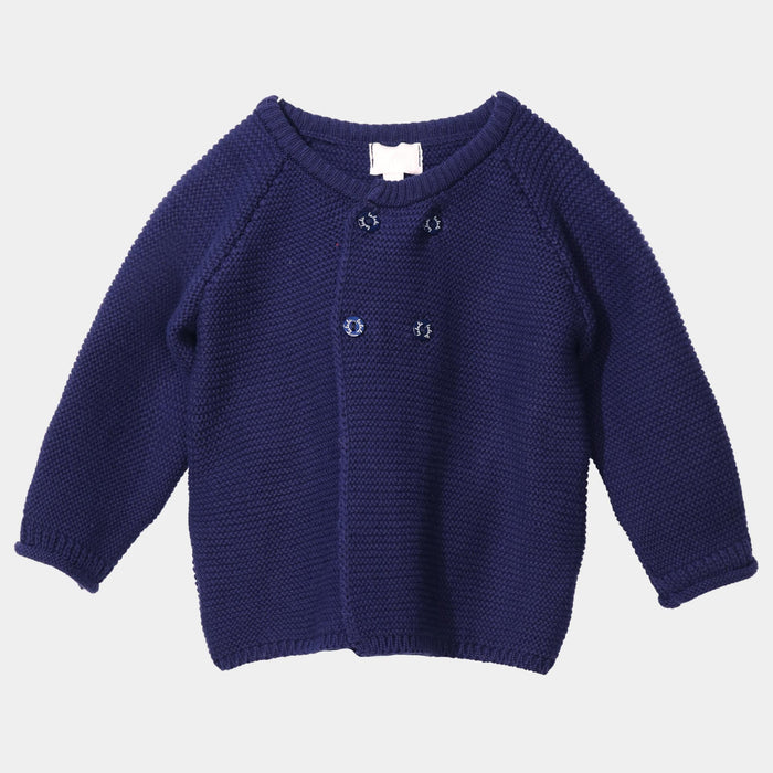 Cardigan Lalalù in tricot da neonato